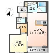 フロンティア優希の間取り画像