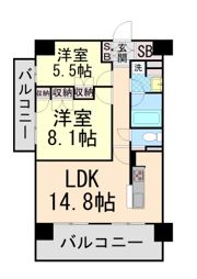 サニープレイス西芦屋 2号館の間取り画像