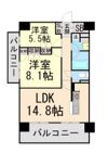 サニープレイス西芦屋 2号館の間取り画像