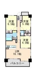 ワコーレ神戸本山中町の間取り画像