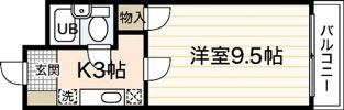 ハイネス横川の間取り画像