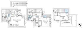 AGRATIO TERRACE 恵比寿（アグレシオ テラス 恵比寿）の間取り画像