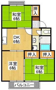 セジュール田原の間取り画像