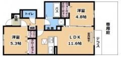 メゾン ソレイユの間取り画像