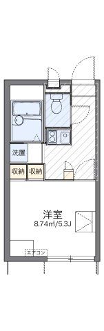 レオパレス山王の間取り画像