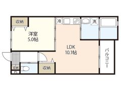 カーサ藤垂園の間取り画像