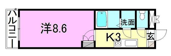 リバーサイド永木の間取り画像