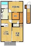 コスモ木屋瀬 A棟の間取り画像