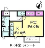 チョートハウスB棟の間取り画像