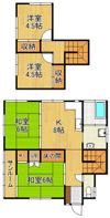 清田一丁目高村貸家の間取り画像