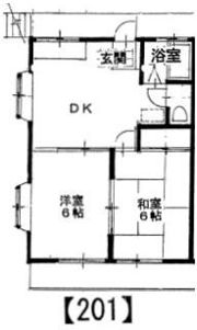 サンライズKの間取り画像