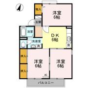 エンデバーみのかみ B棟の間取り画像