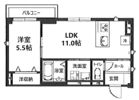 ラシーネ中里の間取り画像