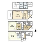 下目黒戸建の間取り画像
