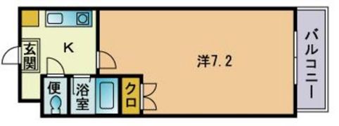 インプレザ竹下駅前Ⅱの間取り画像