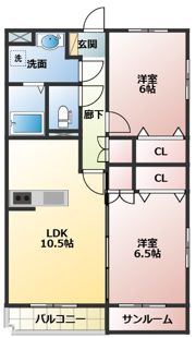プラスパの間取り画像