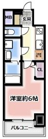 ファーストフィオーレ京橋ノワールの間取り画像