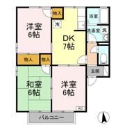セジュール久万ノ台 A棟の間取り画像