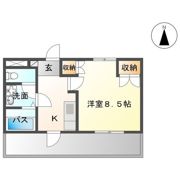 メルヴェールの間取り画像