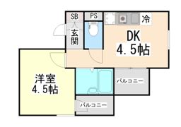 アメニティ東神戸の間取り画像