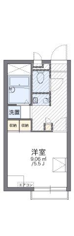 レオパレス三浦の間取り画像