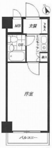 ヴェラハイツ大森の間取り画像