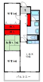 アーバンコートなかもずの間取り画像