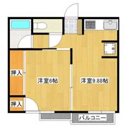 シティハイム フジヤマの間取り画像