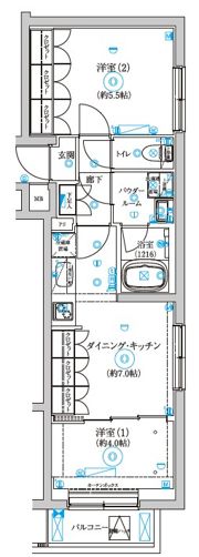 セジョリ中野富士見町の間取り画像