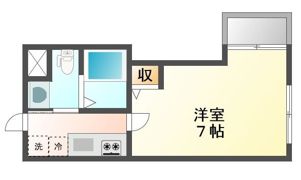 フラッティ千本鞍馬口の間取り画像