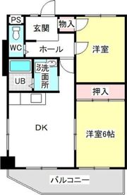 レジデンス蓮池の間取り画像