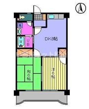 サニーフラット久米の間取り画像