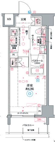 クレヴィスタ阪東橋Ⅲの間取り画像