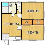 ベルピュールIIの間取り画像