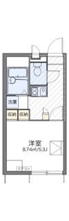 レオパレス山王の間取り画像