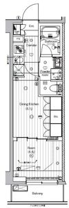 PREMIUM CUBE 大森 TROISの間取り画像