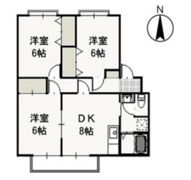 ピュアハイツ北方Ⅱの間取り画像