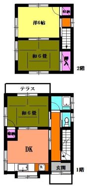 木村貸家の間取り画像