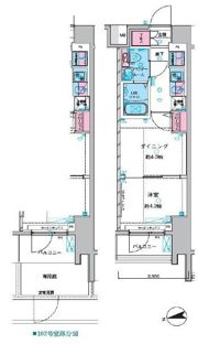 ガリシア中野新井薬師の間取り画像