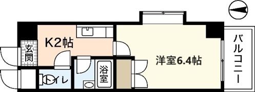 サンパレス横川の間取り画像