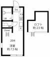 ハーミットクラブハウス根岸B棟の間取り画像