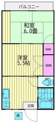 シティーハイムクラハシの間取り画像