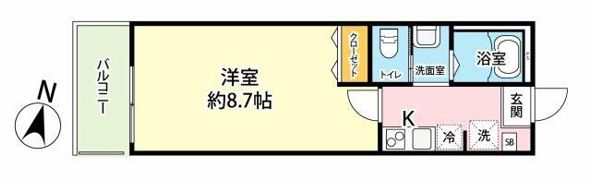 カプレットネロSの間取り画像