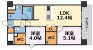 セントリヴィエ大阪梅田の間取り画像