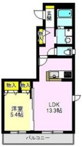 クリアレーブの間取り画像