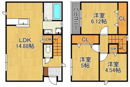 サンラプロ寺内 C棟の間取り画像