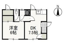 高屋平屋貸家の間取り画像