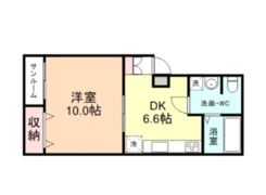 コンチネンタル轡田A棟の間取り画像