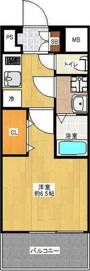 レジュールアッシュ都島ヴェルクレールの間取り画像