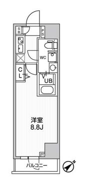 ジェノヴィア浅草Ⅴスカイガーデンの間取り画像